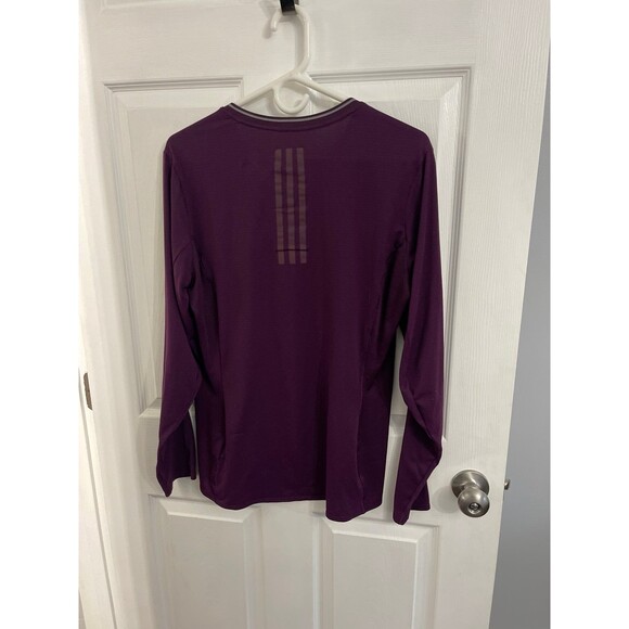 Adidas Running Supernova Long Sleeve Tee Purple Size XL - Picture 6 of 7